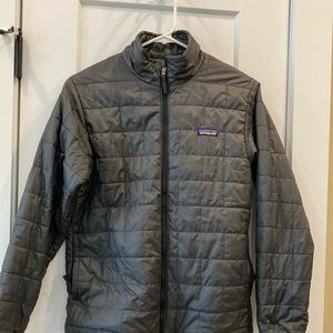 Patagonia boys XL, puff, brick quilted jacket